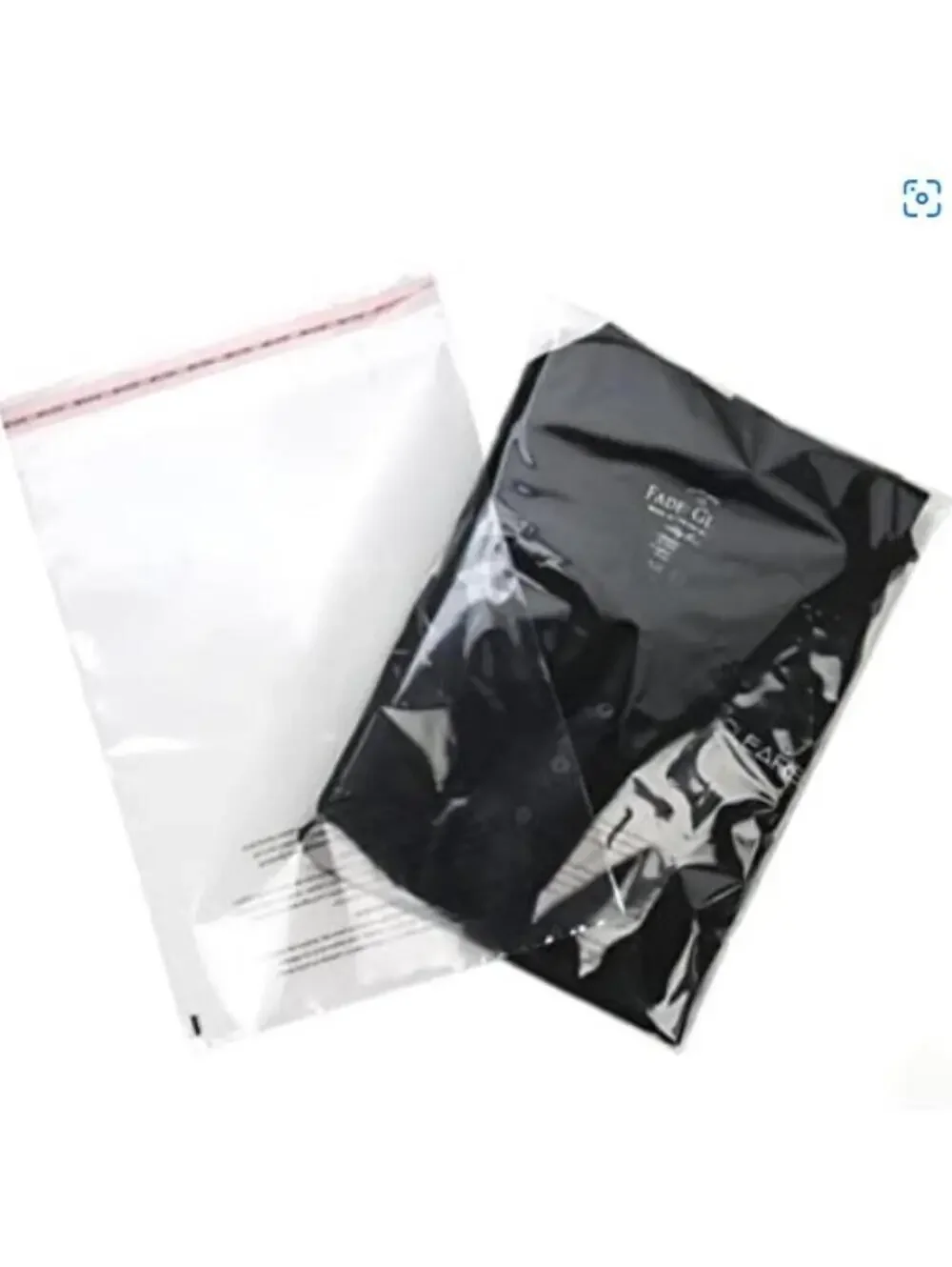 100 Clear FBA Bags 7.5